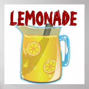 LIMONADE Zeichen Poster