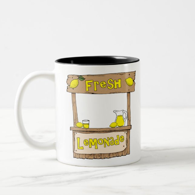 Limonade Zweifarbige Tasse (Links)