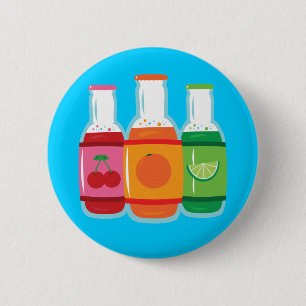 Limonadeflaschen Button