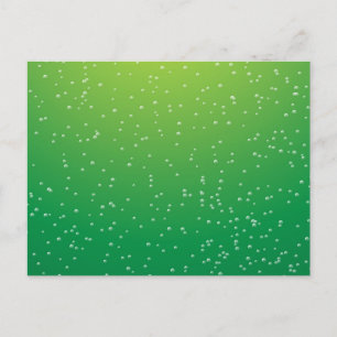 Limonaden-Hintergrundkunst mit winzigen Blasen Postkarte