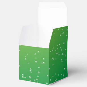Limonaden-Soda mit winzigen Blasen Hintergrundkuns Geschenkschachtel