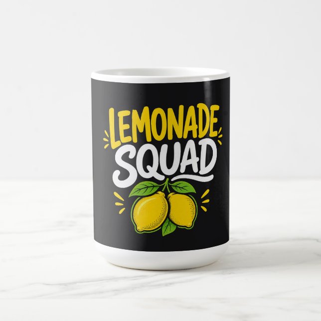 Limonaden-Trupp Lustiges Sommerdesign  Kaffeetasse (Mittel)