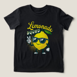 Limonaden-Trupp Lustiges Zitronen-Frucht-Grafik Tri-Blend Shirt