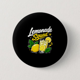 Limonaden-Trupp Sommer-Zitronen-Getränk-Liebhaber- Button