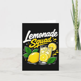 Limonaden-Trupp Sommer-Zitronen-Getränk-Liebhaber- Karte