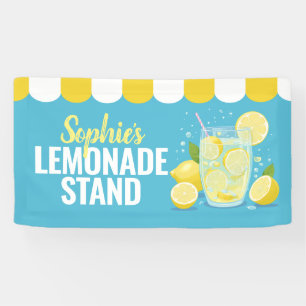 Limonadenstand-Banner-Schild mit Namen Banner
