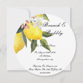 LIMONCELLO BRIDAL SHOWER INVITATION SAVE THE DATE