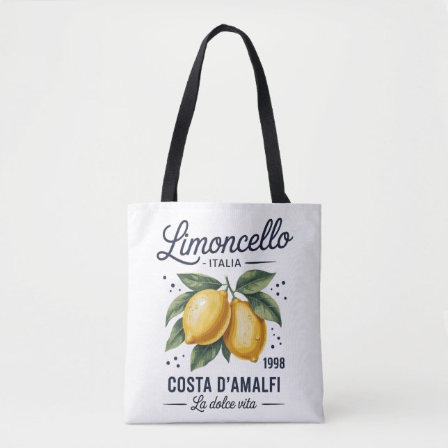 Limoncello  Costa d’Amalfi La Dolce Vita Tote Bag (Vorderseite)