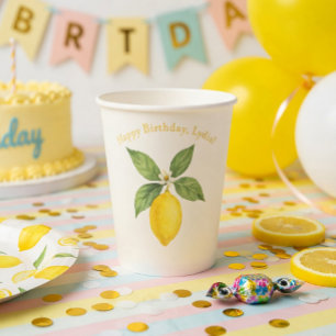 Limoncello-Geburtstagsparty-Papierbecher Pappbecher