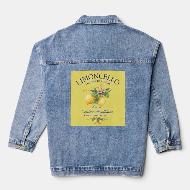 Limoncello Italien Amalfiküste Jeansjacke (Rückseite)