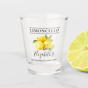 Limoncello Junggeselinnen-Abschied Schnapsglas