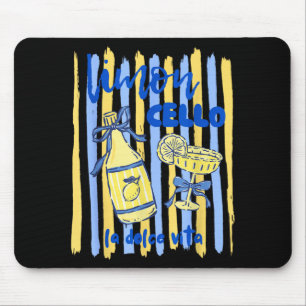 Limoncello la dolce vita Amalfiküste Zitrone Mousepad