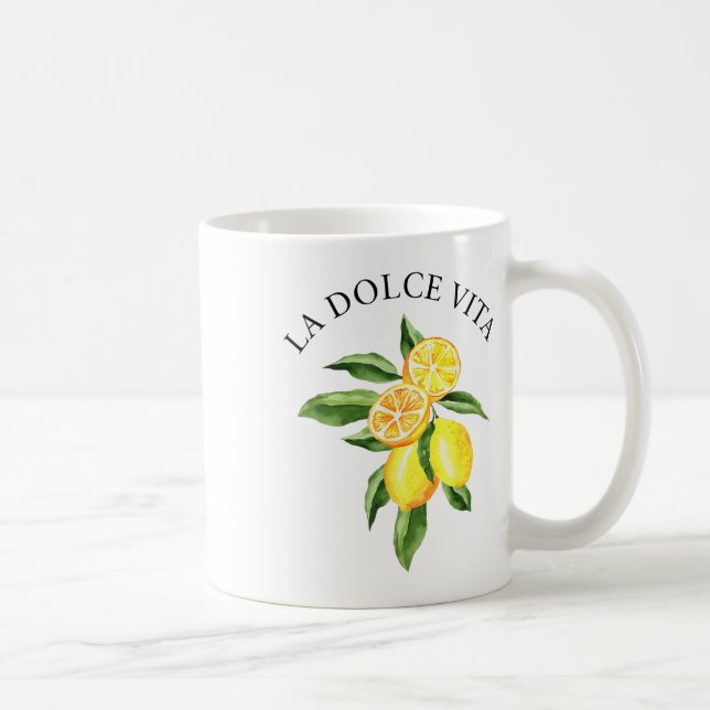 Limoncello La Dolce Vita Kaffeetasse (Rechts)