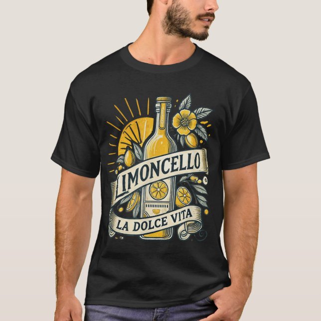 Limoncello La Dolce Vita Team Italien Amalfi Lemon T-Shirt (Vorderseite)