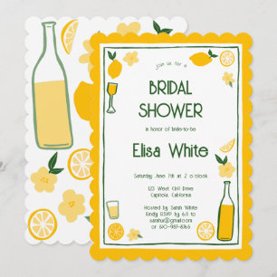 Limoncello Lemonade CUSTOM Brautparty Einladung