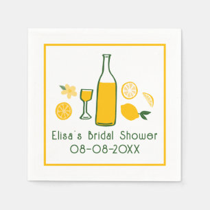 Limoncello Lemonade Lemon CUSTOM Brautparty Serviette