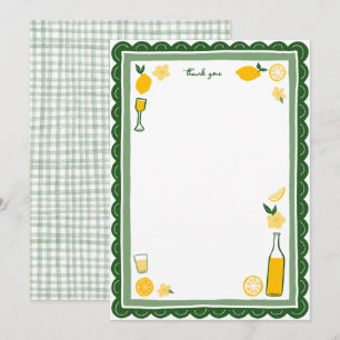 Limoncello Lemonade Lemons CUSTOM Geburtstag Dankeskarte