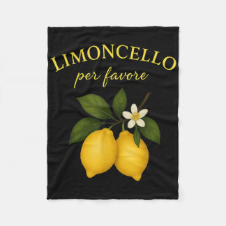 Limoncello Per Favore Italienische Shirts Für Frau Fleecedecke