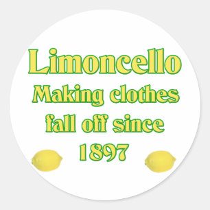 Limoncello Runder Aufkleber