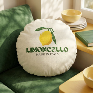 Limoncello Rundes Kissen
