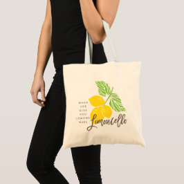 Limoncello, wenn das Leben Ihnen Zitronen gibt, Tragetasche