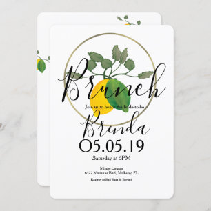 Limoncillo Limon Lemon Einladung