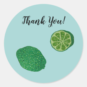 Limone Aufkleber für tropisches Party