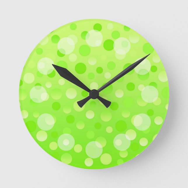 Limone "Blasen"-Uhr Runde Wanduhr (Vorderseite)