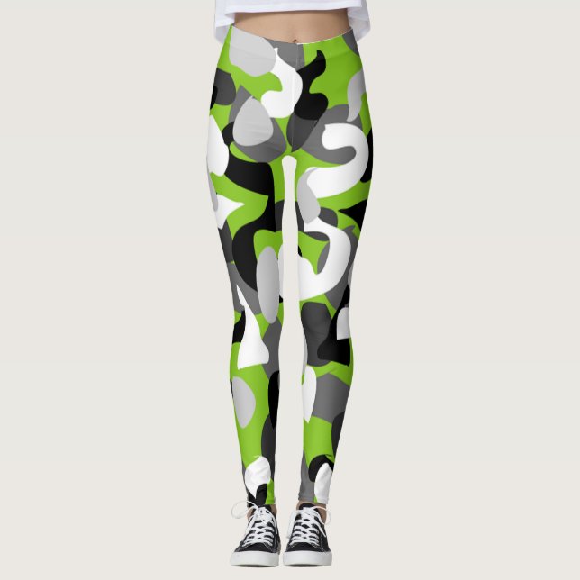LIMONE CAMOUFLAGE LEGGINGS (Vorderseite)