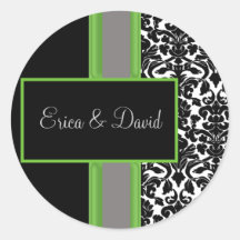 Limone Damastenaufkleber