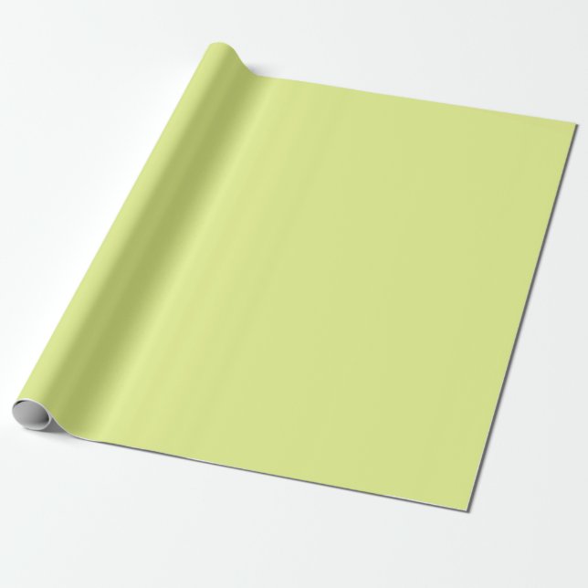 Limone Grundfarbe Geschenkpapier (Ungerollt)