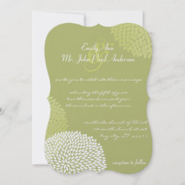 Limone Hochzeit der Blumen Einladung