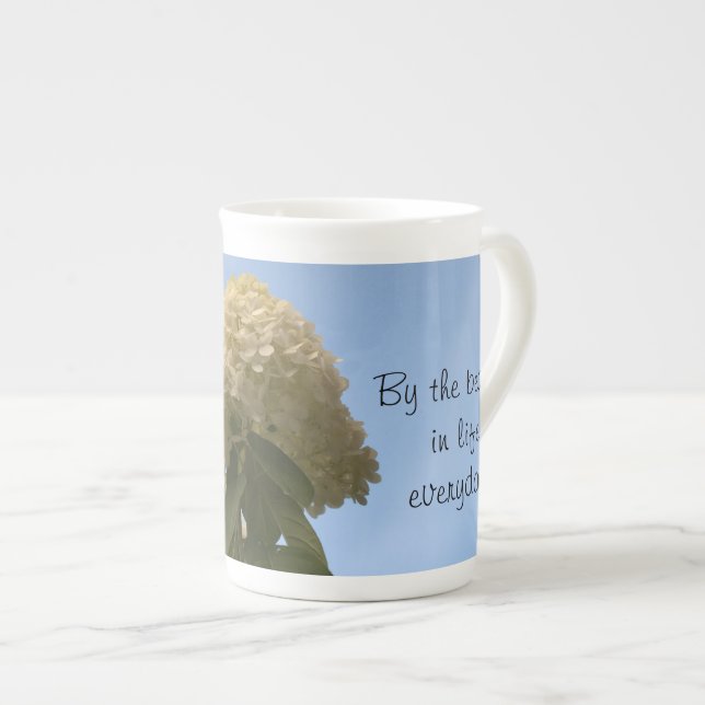 Limone Hydrangea-Tasse Inspiriert werden Prozellantasse (Vorderseite Rechts)