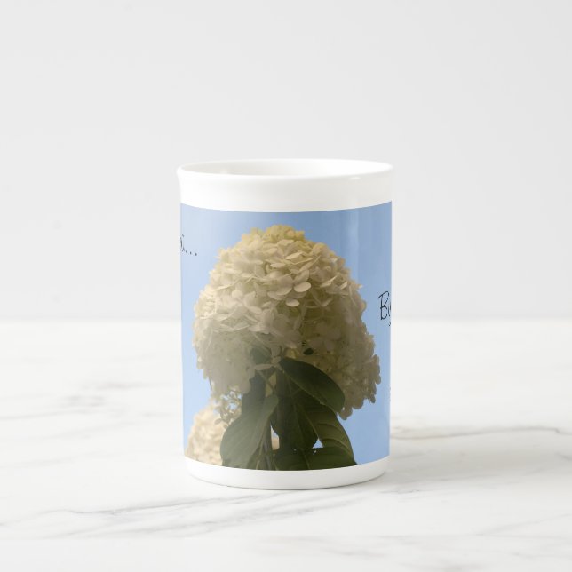 Limone Hydrangea-Tasse Inspiriert werden Prozellantasse (Vorderseite)