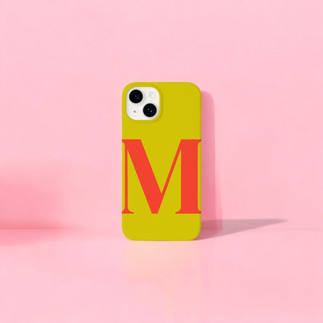Limone initiale Personalisierte Monogramm der Kora Case-Mate iPhone Hülle (Von Creator hochgeladen)