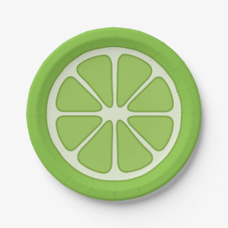 Limone Papierplatte Pappteller