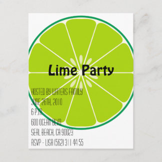 Limone Party Einladung