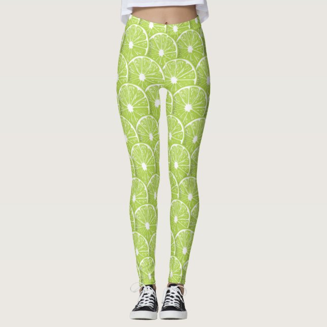 Limone Scheiben Leggings (Vorderseite)