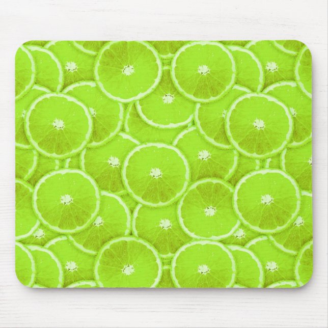 Limone Scheiben Mousepad (Vorne)