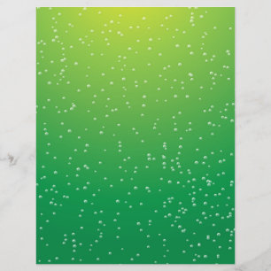 Limone Soda mit winzigen Bläschen Kunst Flyer