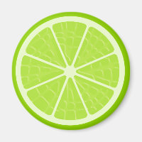 Limone Stilistische Fruchtscheibe