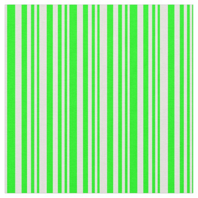 Limone und beige farbige Linien Stoff (Nahaufnahme)