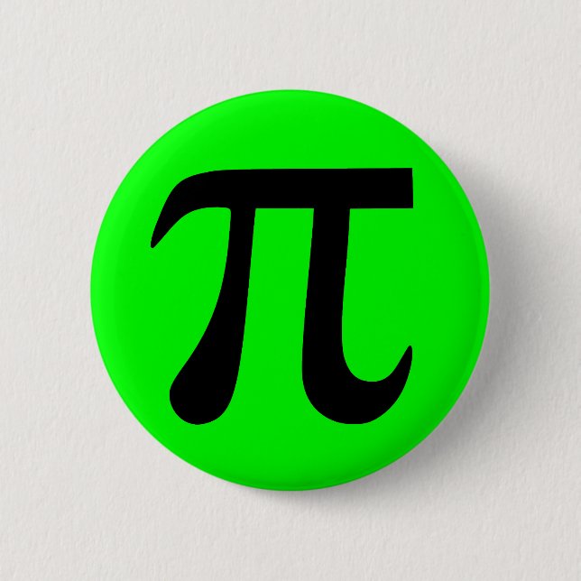Limone und schwarze Pi-Taste Button (Vorderseite)
