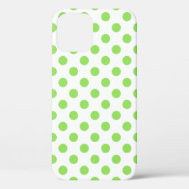Limone und weiße Polka-Punkte Case-Mate iPhone Hülle