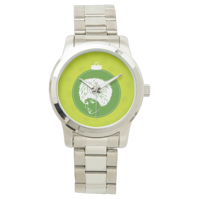 Limone Weihnachten Armbanduhr (Vorderseite)