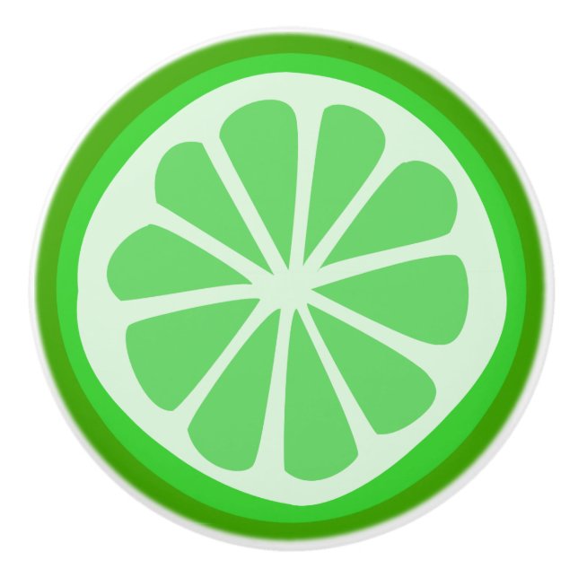 Limone Zeit Keramikknauf (Vorderseite)