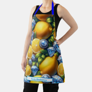 Limonen-Amalfiküste-Diamanten-Schürze Schürze
