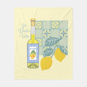 Limonen-Farm Retro Fleecedecke