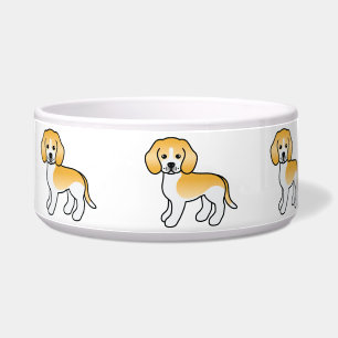 Limonen-Mantel-Cartoon-Beagle-Rasse-Hunde Napf