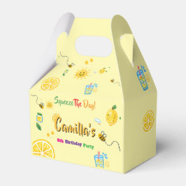 Limonen-Themen-Geburtstag für Kinder Geschenkschachtel